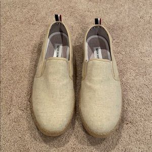 Never worn Canvas loafers.
